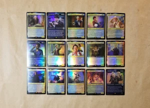 MTG Doctor Who FOIL Set of 15 Legendary Creatures (NM/MINT) One of Each Doctor! - Picture 1 of 6