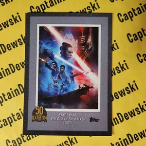 RISE OF SKYWALKER 2021 Topps Now Star Wars: Lucasfilm 50 aniversario PR1772 #9 - Imagen 1 de 2