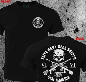 NEW SEAL Team Six Elite Navy SEAL Sniper Black T-SHIRT HQ - Custom - Picture 1 of 4
