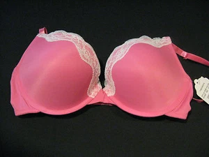 Maidenform Inspirations 6406 gepolsterter Push Up BH Pink Größe wählbar Neu mit Etikett - Bild 1 von 4