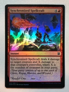 MTG Zendikar Rising Synchronized Spellcraft 168 Foil NM/M - Picture 1 of 1