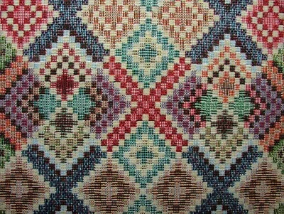 Tapete Kilim pixelado tecido cortina estofado almofada cobertor joga cego - Imagem 1 de 4