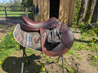 18" peter horobin melbourne jump saddle — 第 1/4 张图片