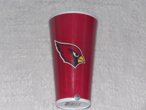 NCAA Football Arizona Cardinals Men's Unisex 16oz Tumbler NFL Licence NEW Cover
