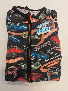 Bonds Hotwheels Wondersuit Zippy Size 00 3-6 M Black Cars Racetrack Growsuit - Picture 1 of 7