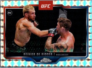 2025 Topps Chrome UFC - Reinier de Ridder #185 Refractor (RC) - Bild 1 von 2