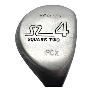 Square Two PCX 19 Degree Cleek 4 Wood Stiff Steel Shaft Lamkin Grip RH S2 - Picture 1 of 9