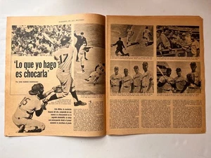 Vintage mexikanische Zeitungsbeilage FELIX MILLAN PUERTORICAN BASEBALLSPIELER 60er - Bild 1 von 6