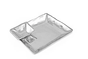 Beatriz Ball Chip & Dip Bowl SOHO Linda 2-Pieces Elegant Serveware - Picture 1 of 6