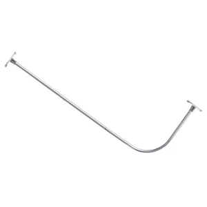 PrettyHome L Form Badezimmer Badewanne Ecke Duschvorhangstange Großer Raum 2... - Bild 1 von 7