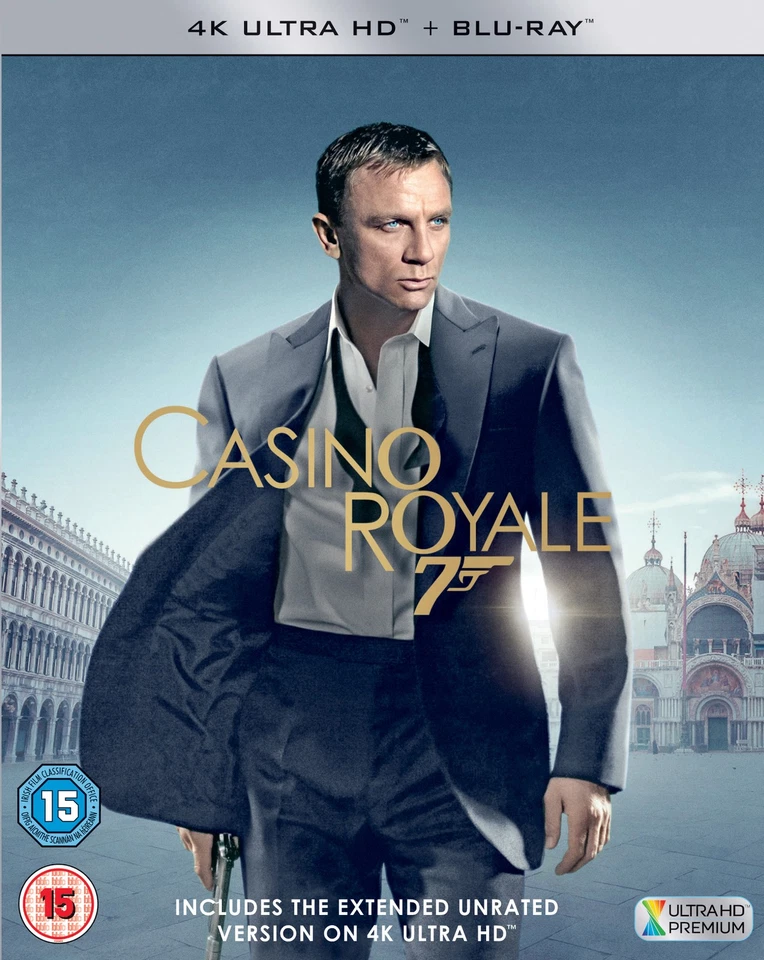 James 007 Casino Royale 4k UHD Ultra HD Movie Film Royal Daniel Craig UK Rel