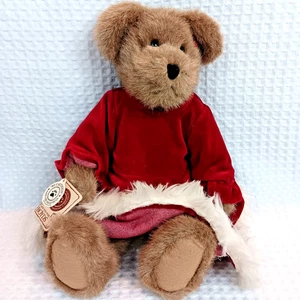 Neu mit Etikett Gen-yoo-wine Boyds Bär Weihnachtskleid Mrs. Claus - Bild 1 von 5