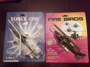 ERTL Toy Fire Birds Force One Apache Helicopter 1989 90 U.S. Army Sealed Vintage - Picture 1 of 12
