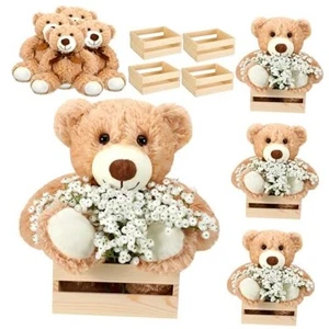 4 Sets Bear Baby Shower Centerpieces Baby Shower Table Decorations Classic - Picture 1 of 7