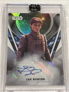2023 Topps Star Wars Signature Series Jason Spisak como Lux Bonteri autógrafo CW - Imagen 1 de 3