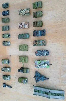 Винтажный Galoob микро машины, Funrise и LGTI военный лот - Изображение 1 из 4