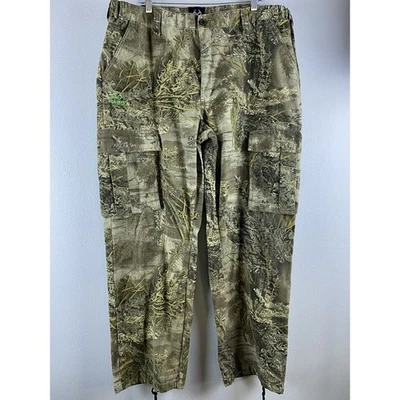Realtree Sz XL (40-42) RT Max-1X Camo Pockets Cinch Btm Elastic Back Waist Pants - Image 1 of 4