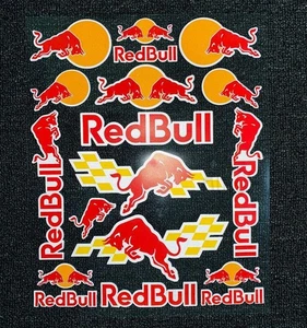 Reflective Red Bull Sticker Helmet Bike Body Durable Decal Universal Use 25x30cm - Bild 1 von 5