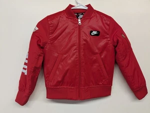 Nike Jacket Boys Toddler Size 3-4yrs Red Just Do It Swoosh - Picture 1 of 6