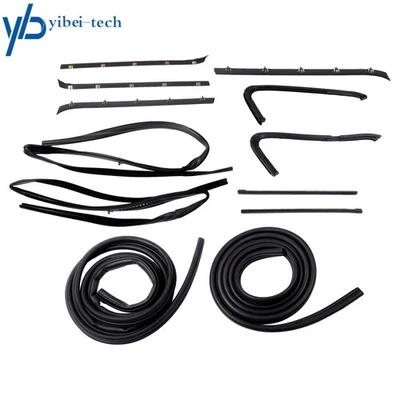 Durable Weatherstrip Rubber Kit 12-Pieces For Chevy GMC Pickup Truck 1973-1980 - Изображение 1 из 4