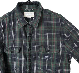 Denim & Supply Ralph Lauren Hemd Herren XL grün kariert langarm Brusttaschen - Bild 1 von 8