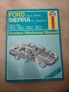 Haynes Ford Sierra Owners 4 Cylinder Workshop Manual 1982 To 1992 - Picture 1 of 4