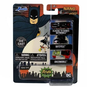JADA 31988 NANO DC COMICS VEHICLE BATMAN CLASSIC 3 PACK - Picture 1 of 1