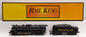 Locomotora de vapor y licitadora Berkshire MTH 30-1177-1 O Virginian 2-8-4 con PS2 #505 - Imagen 1 de 5
