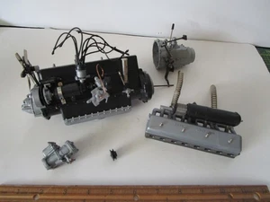 Conjunto motor original construido Mercedes 500 K 540K escala 1/8 Pocher - Imagen 1 de 8