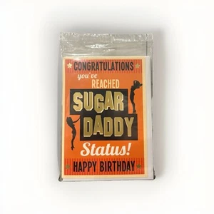Tarjeta de cumpleaños de Sugar Daddy para él felicitaciones nueva tarjeta de broma divertida - Imagen 1 de 1