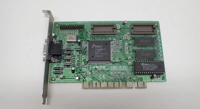 Vintage Union Trident TD9680 1MB PCI Video Graphics Card GPU - Image 1 of 4