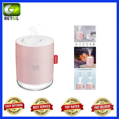 方便便携式加湿器 - 500 毫升,双雾模式和安全操作 — 第 1/4 张图片