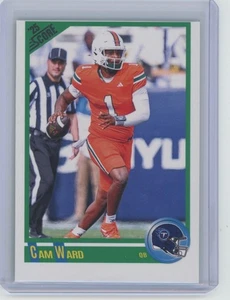 Cam Ward Anniversary Rookies 2025 Score #4 Error Card - Picture 1 of 2