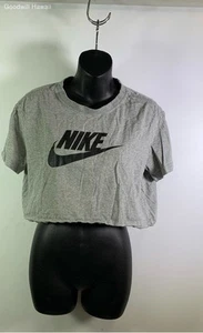 NIKE Grey Short Sleeve Pull-over Cotton T-shirt/Tank top Women - Size SMALL - Picture 1 of 4