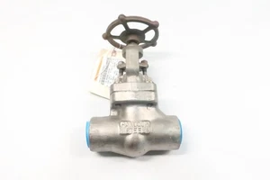 Hancock 5500W-1-XMY57 Manual Stainless Socket Weld Globe Valve 1-1/2in 600 - Picture 1 of 6