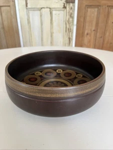 Denby Arabesque grande FRUTTA/INSALATIERA Gill Pemberton H: 3,5", larghezza 9,5" - Foto 1 di 9