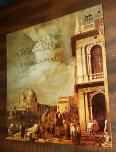 Carlo Bergonzi Arias & Songs Italian Baroque Felix Lavilla, Piano (LP 1977 HNH) - Picture 1 of 5