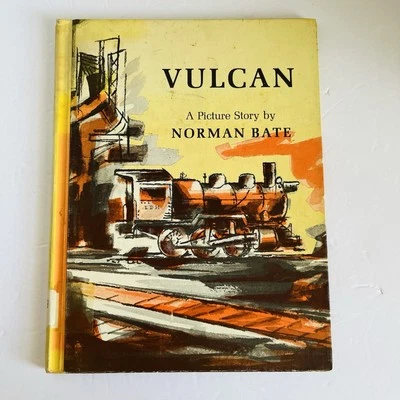 Vintage "Vulcan" Norman Bate 1966 1st Cadmus Children's Illustrated Train Steel - Image 1 of 4