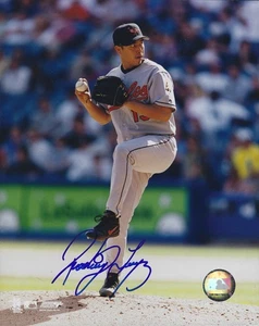 Autographed 8x10 Rodrigo Lopez Baltimore Orioles Pitcher 2002-06 AL ROY - Picture 1 of 1