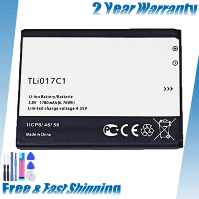 Battery 1750mAh for Alcatel / GreatCall (TLi017C1, TLi017D1) - Image 1 of 4