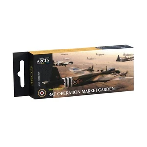 Arcus #E3015 Emaille Farben Set RAF Betrieb Markt Garten 6 Farben im Set 10ml - Bild 1 von 14
