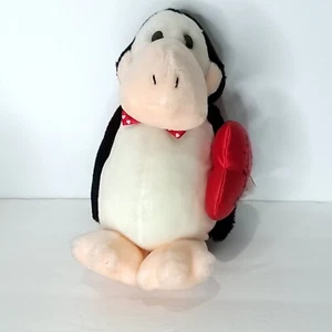 Bloom County Opus Penguin Lust Red Heart 10" Plush Dakin 1984 Stuffed Animal - Picture 1 of 7