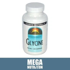 Glycin 500mg 200 Kapseln Schlafhilfe Gh Freigabe Erholung Anti Entzündliche - Bild 1 von 2
