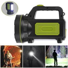 Rechargeable Led Work Light Torch Candle Power Spotlight Hand Lamp Hunting Camp