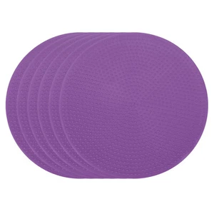 6 Pcs 4 Inch Spot Markers Non-Slip Floor Dots Agility Markers, Purple - Zdjęcie 1 z 7