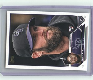 2023 Topps Update US162 Jake Bird Golden Mirror SSP  Rockies