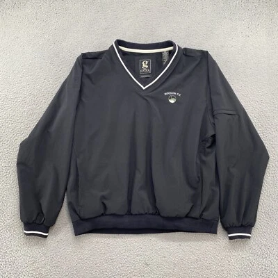 Chaqueta cortavientos suéter manga larga Mequon Country Club Gear For Sports talla M Foto 1 de 4