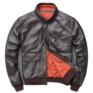 Karl Bomber Lederjacke Herren - Bild 1 von 7