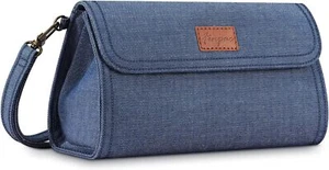 Pencil Case Pen Marker Holder Organizer Bag Canvas Pencil Box Stationery Pouch - Picture 1 of 8