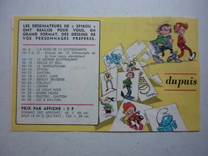 ( SPIROU ) CATALOGUE DUPUIS / A COLORIER / ECUSSONS / DECALCOMANIES / C P - Imagen 1 de 5
